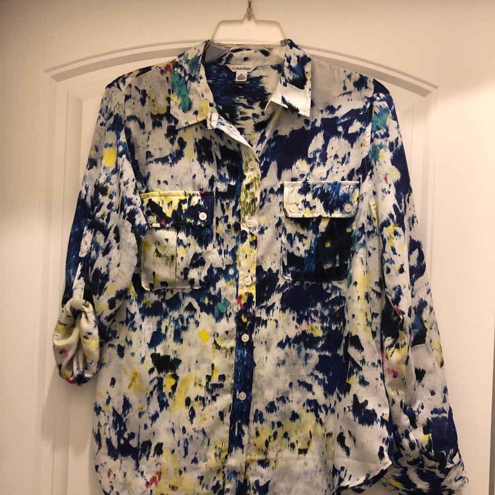 Calvin Klein Blouse - multi-color.